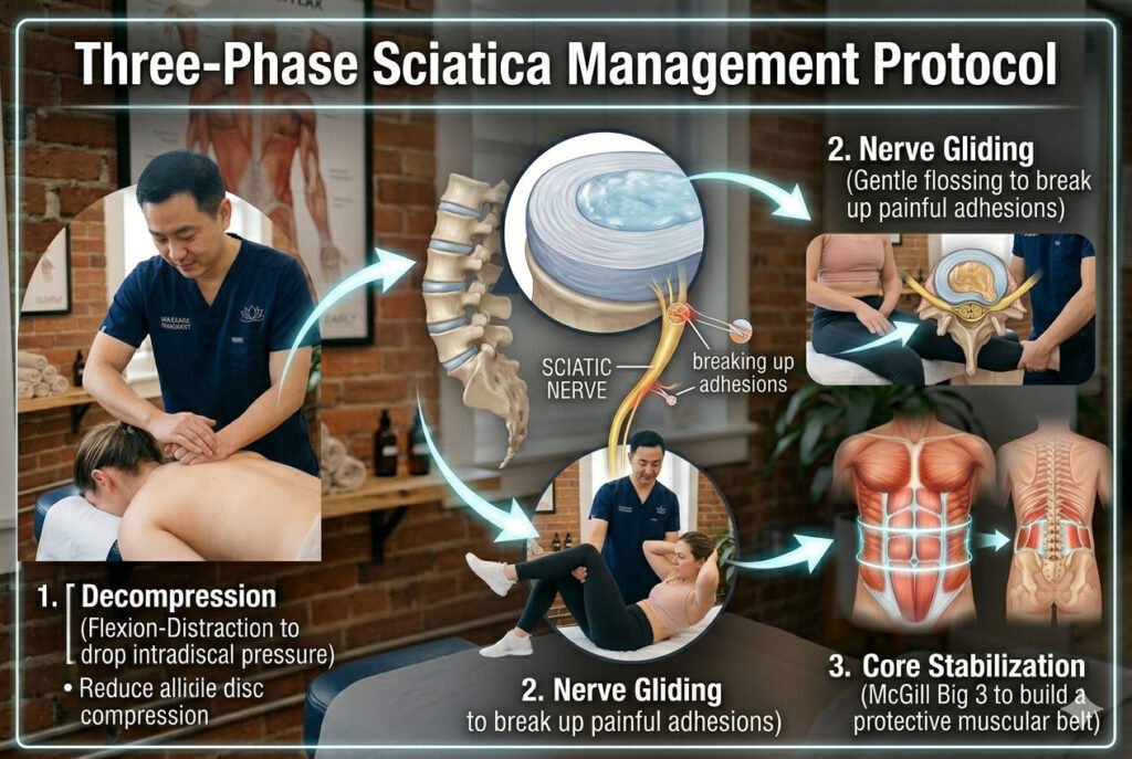 Three-Phase Sciatica Management Protocol